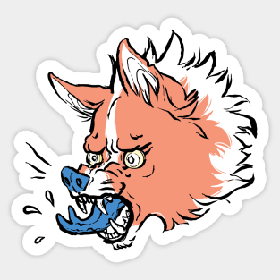 Demon Corgi Sticker